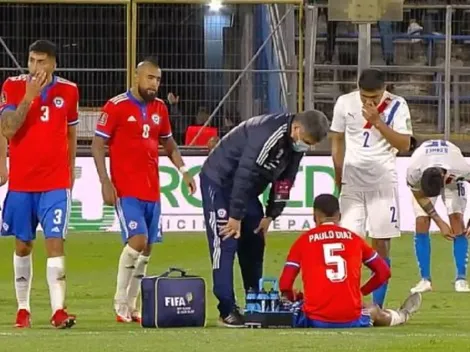Pésima noticia para Gallardo: Paulo Díaz se lesionó jugando para Chile