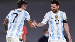 Rodrigo De Paul y Lionel Messi, Selección Argentina (Foto: Getty Images)
