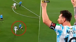 VIDEO | La mete hasta cuando no quiere: Messi abrió el marcador con un gol insólito