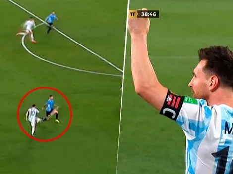 VIDEO | La mete hasta cuando no quiere: Messi abrió el marcador con un gol insólito