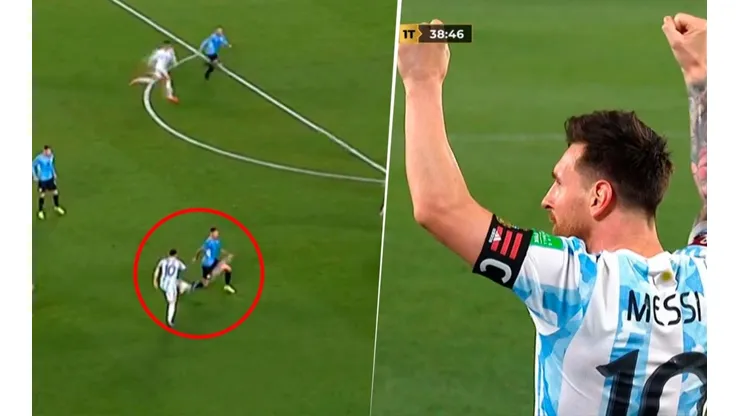 VIDEO | La mete hasta cuando no quiere: Messi abrió el marcador con un gol insólito