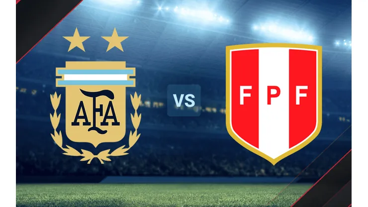 Argentina vs. Perú por las Eliminatorias Sudamericanas.