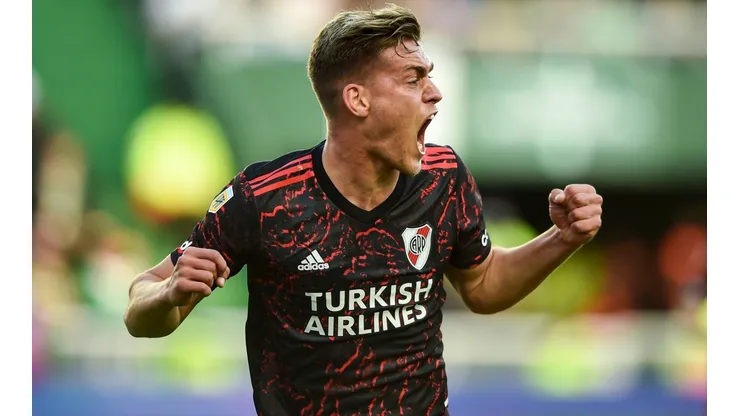 River es más puntero que nunca, luego de que Girotti le dé el triunfo ante Banfield. (Getty)
