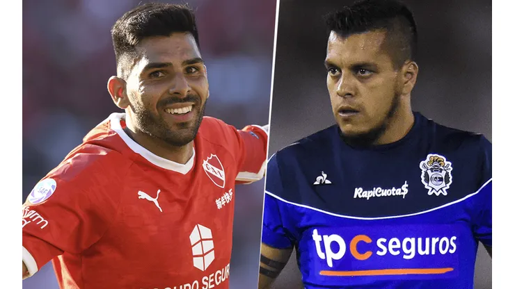 Independiente y Gimnasia se enfrentan por la Liga Profesional (Fotos: Getty).