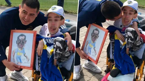 VIDEO | El enorme gesto de Riquelme en el Predio de Boca con un hincha