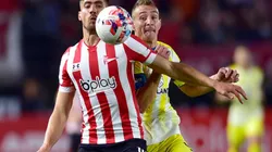 Estudiantes igualó sobre la hora ante Rosario Central. (Getty)