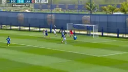 Díaz metió el tercero de Boca.