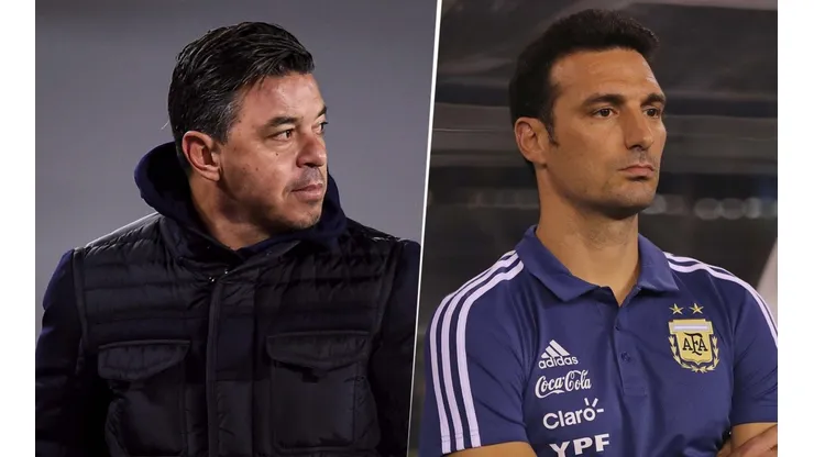 Marcelo Gallardo y Lionel Scaloni (Fotos: Getty Images)