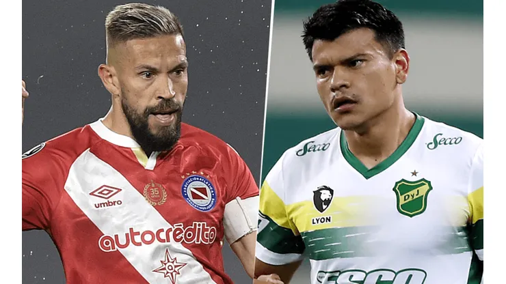 Argentinos Juniors vs. Defensa y Justicia por la Liga Profesional. (Fotos: Getty Images).
