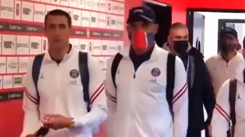 El video viral de Ángel Di María 'troleando' a Keylor Navas ante los ojos de Messi