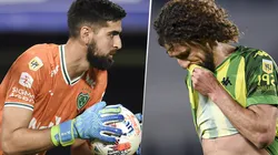 Sarmiento y Aldosivi se enfrentan por la Liga Profesional de Fútbol.