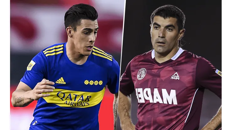 Boca vs. Lanús por la Liga Profesional. (Getty Images)