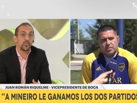 Chatruc, sobre su cruce con Riquelme al aire: "Faltó a la verdad"