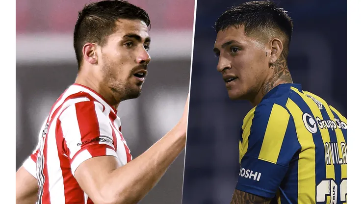 Estudiantes de La Plata vs. Rosario Central por la Liga Profesional. (Fotos: Getty Images).