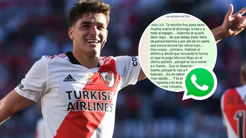 Julián Álvarez y el increíble presagio que le hicieron antes del Superclásico (Foto: Getty)