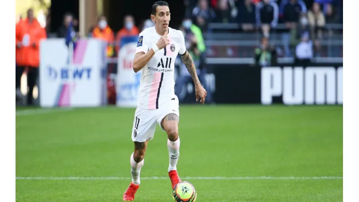 Ángel Di María termina su contrato a mediados de 2022 y Rosario Central se ilusiona con tenerlo. (Getty)