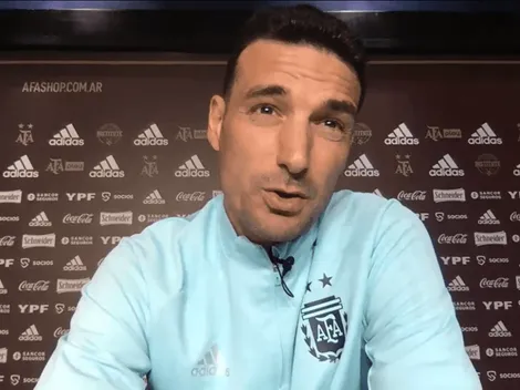 Scaloni: "El equipo es casi en un 99% el de la final de la Copa América"