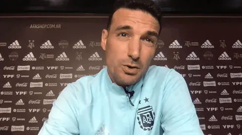 Scaloni adelantó el equipo para enfrentar a Paraguay.