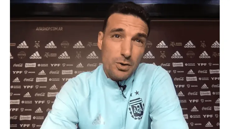 Scaloni adelantó el equipo para enfrentar a Paraguay.