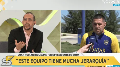 El tenso cruce entre Riquelme y Chatruc al aire: "Me extraña de vos"