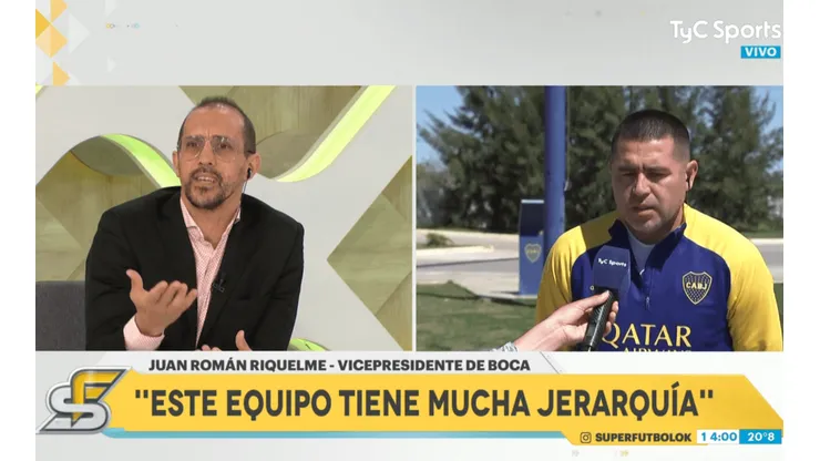 El tenso cruce entre Riquelme y Chatruc al aire: "Me extraña de vos"