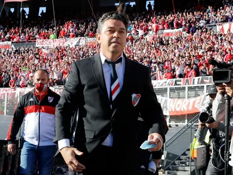 Gallardo homenajeó a Labruna el mismo día que lo superó