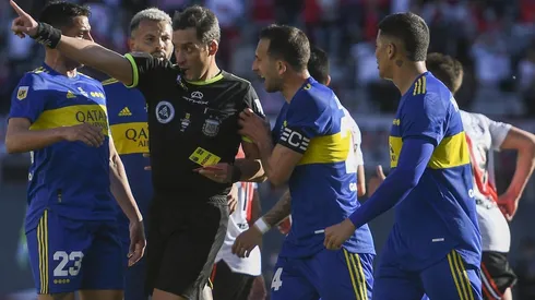 La expulsión de Marcos Rojo.