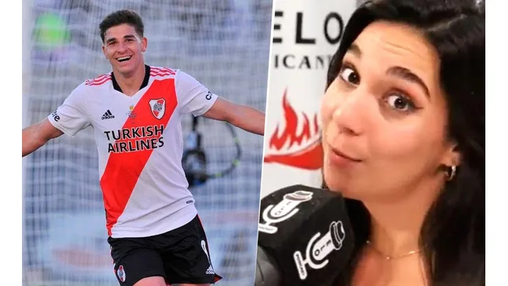 La joven de la promesa sexual a Julián Álvarez redobló la apuesta tras el Superclásico