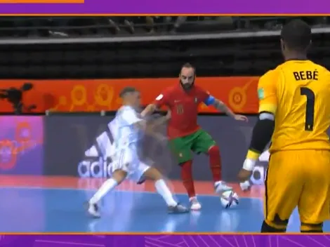 VIDEO: La insólita expulsión de Borruto por pegarle un piña a un rival en la final del Mundial de Futsal