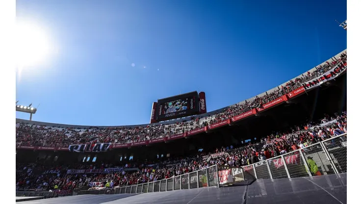 El Estadio Monumental volvió a tener público.
