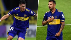 Cristian Pavón y Edwin Cardona, Boca Juniors (Foto: Getty Images)