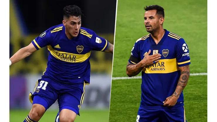 Cristian Pavón y Edwin Cardona, Boca Juniors (Foto: Getty Images)