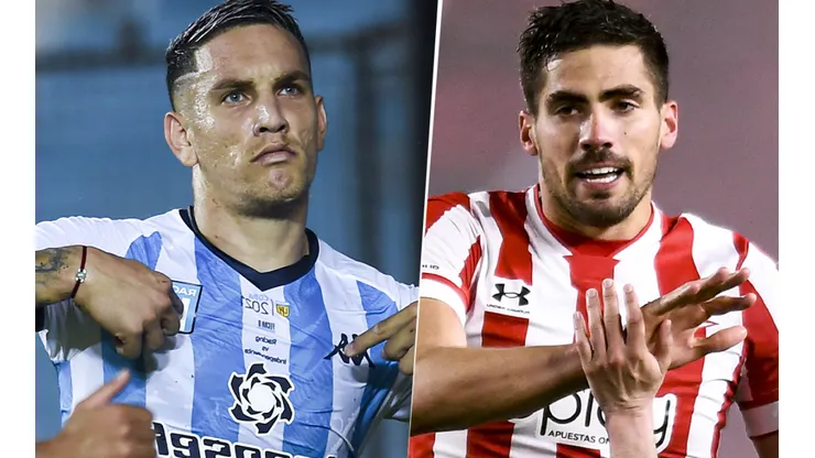 Racing vs. Estudiantes de La Plata por la Liga Profesional. (Fotos: Getty Images).