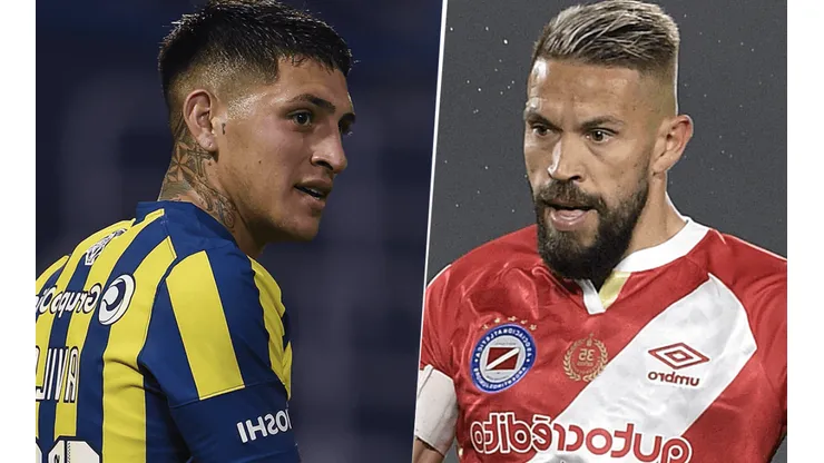 Rosario Central vs. Argentinos Juniors por la Liga Profesional. (Fotos: Getty Images).