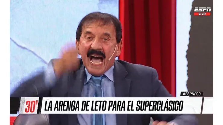 Leto metió arenga antes del Superclásico.