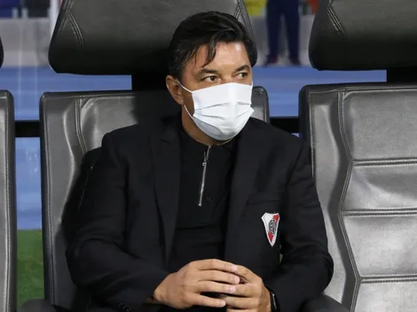 Gallardo sorprendió con el once que paró en la última práctica de River