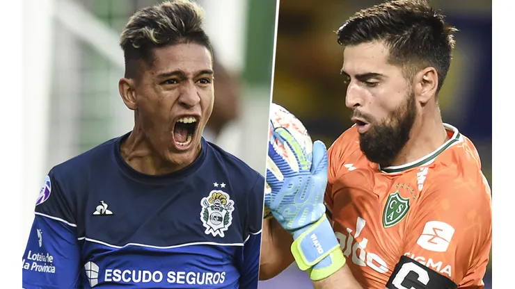 Gimnasia de La Plata vs. Sarmiento por la Liga Profesional. (Fotos: Getty Images).