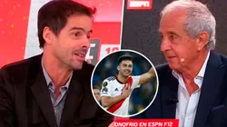 El divertido cruce entre Mariano Closs y Rodolfo D'Onofrio por la final de Madrid (Foto: Getty)