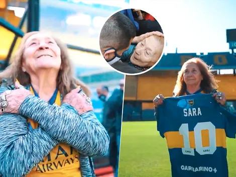 VIDEO: Tras su abrazo con Riquelme en Santiago, Sara conoció La Bombonera