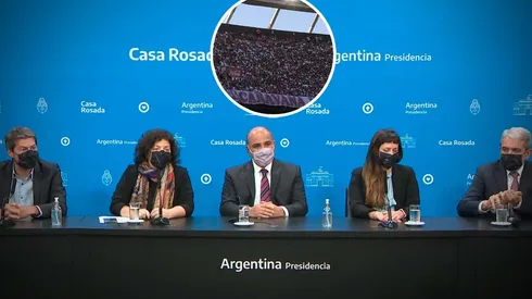 El Gobierno confirmó el 50% de aforo en las canchas: "No nos da para más"
