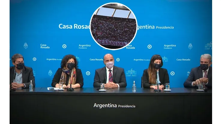 El Gobierno confirmó el 50% de aforo en las canchas: "No nos da para más"