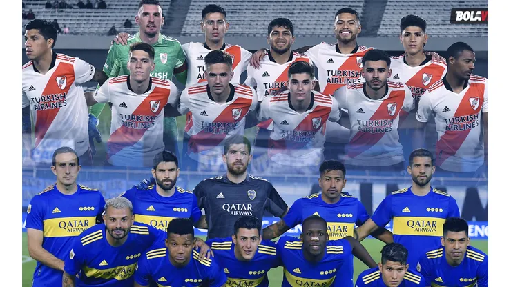 Posibles formaciones para el Superclásico.