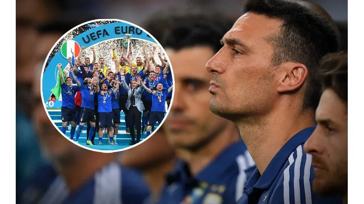 Lionel Scaloni se refirió al partido de Argentina vs. Italia (Fotos: Getty)