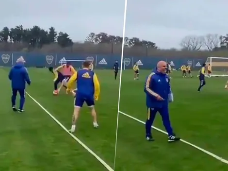 Ibarra se metió a jugar con la Reserva y Chicho Serna se volvió loco