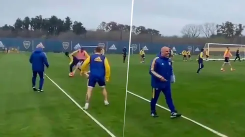 Ibarra se metió a jugar con la Reserva y Chicho Serna se volvió loco