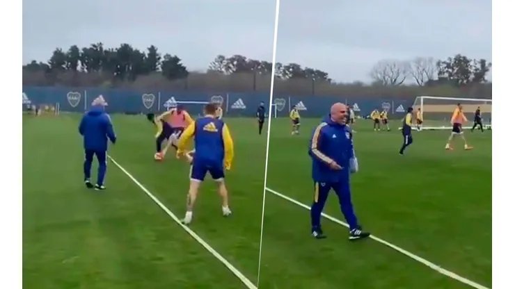 Ibarra se metió a jugar con la Reserva y Chicho Serna se volvió loco