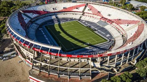 El Estadio Monumental se prepara para el Superclásico.