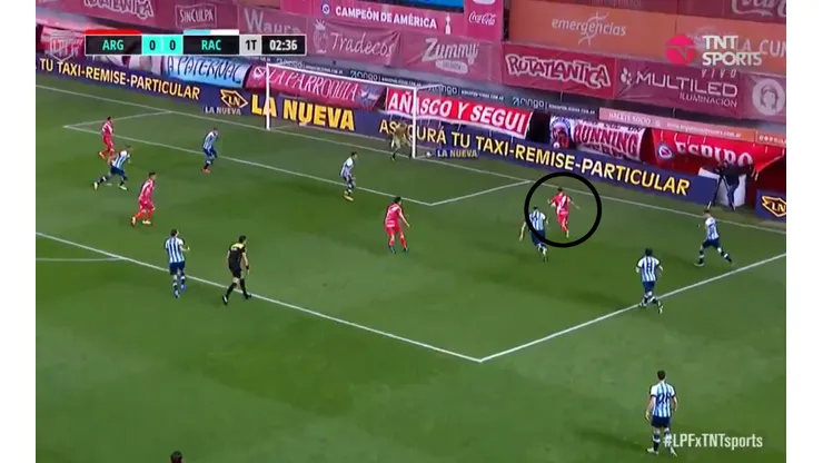 El golazo de Javier Cabrera para el Bicho.