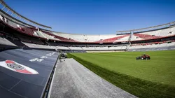 El Estadio Monumental se prepara para un gran espectáculo.