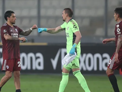 El gran tuit de River sobre Enzo Pérez y Armani: "Encontrá las 0 diferencias"